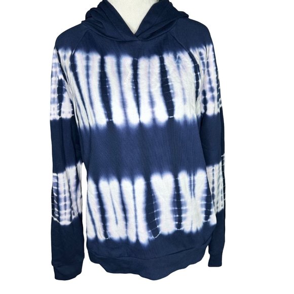 Madewell Blue (Re)sourced Blue Cotton Retro Hoodie Sweatshirt Size Small - Picture 2 of 9